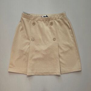 Khaki school skirt